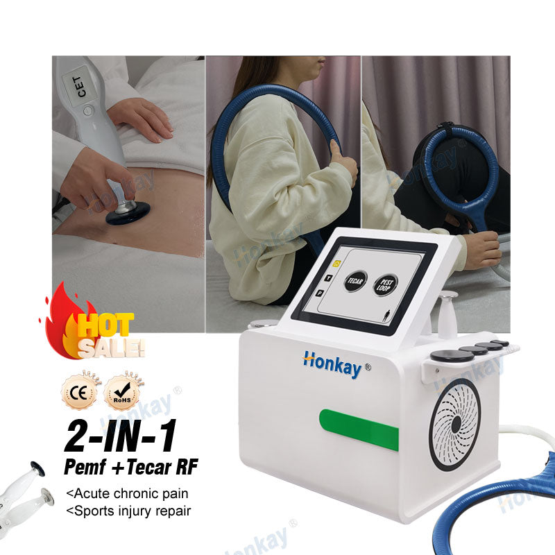 2 in 1 PEMF + Tecar Therapy Machine