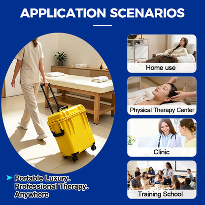 HKS-29D portable PEMF therapy machine used at home, in a physical therapy centre, a clinic and a training school