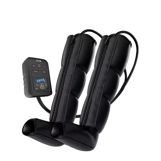 Air compression massage boots for leg recovery and circulation improvement