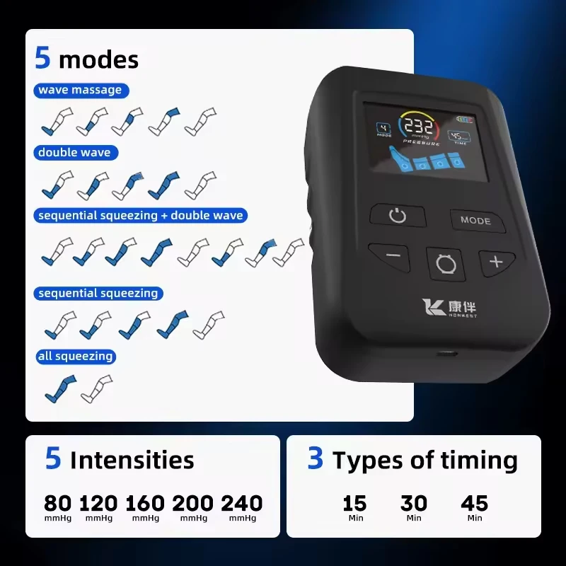 Air compression therapy boots for muscle recovery and relaxation