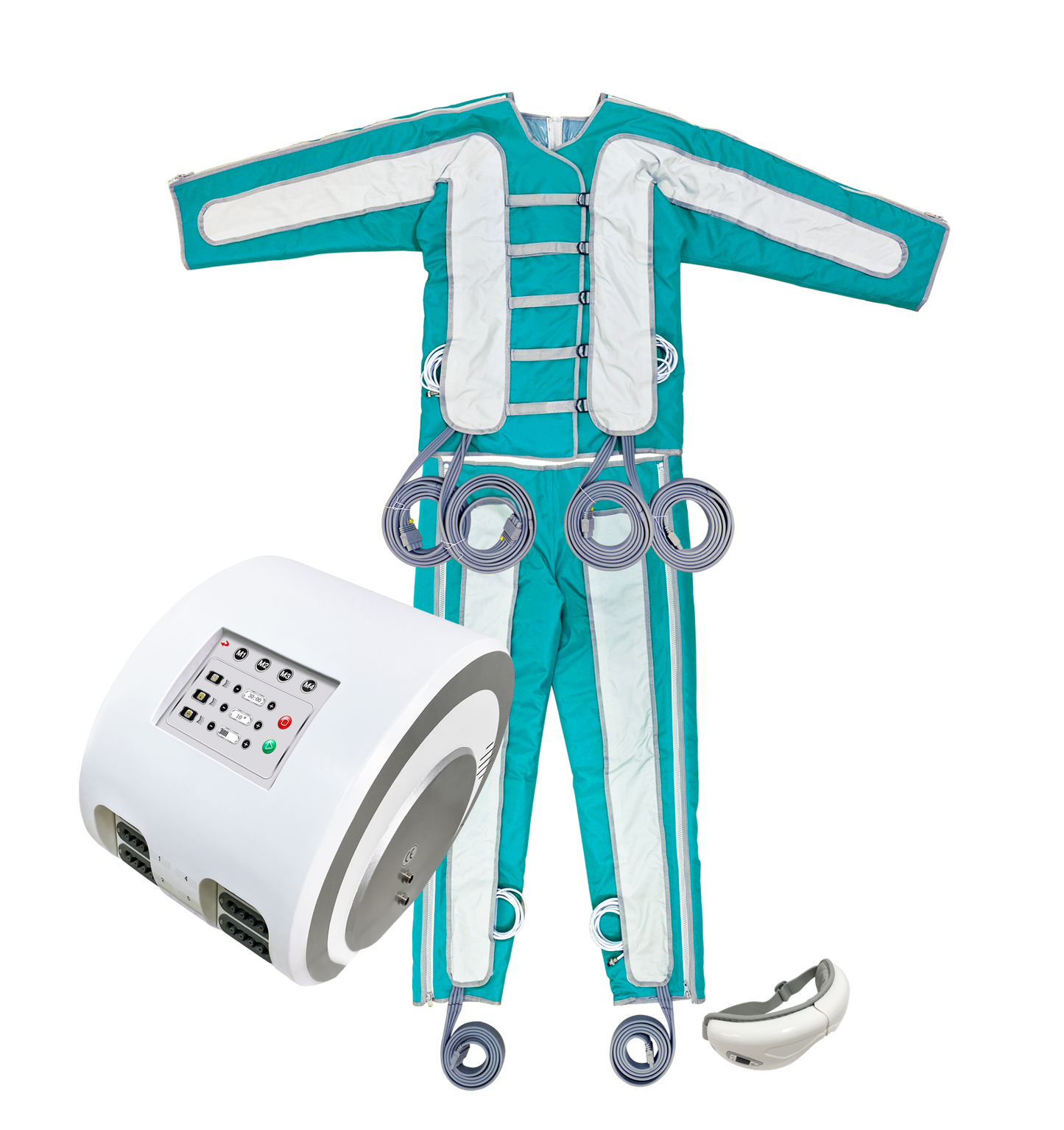 Air pressure pressotherapy lymphatic drainage machine for circulation and detox