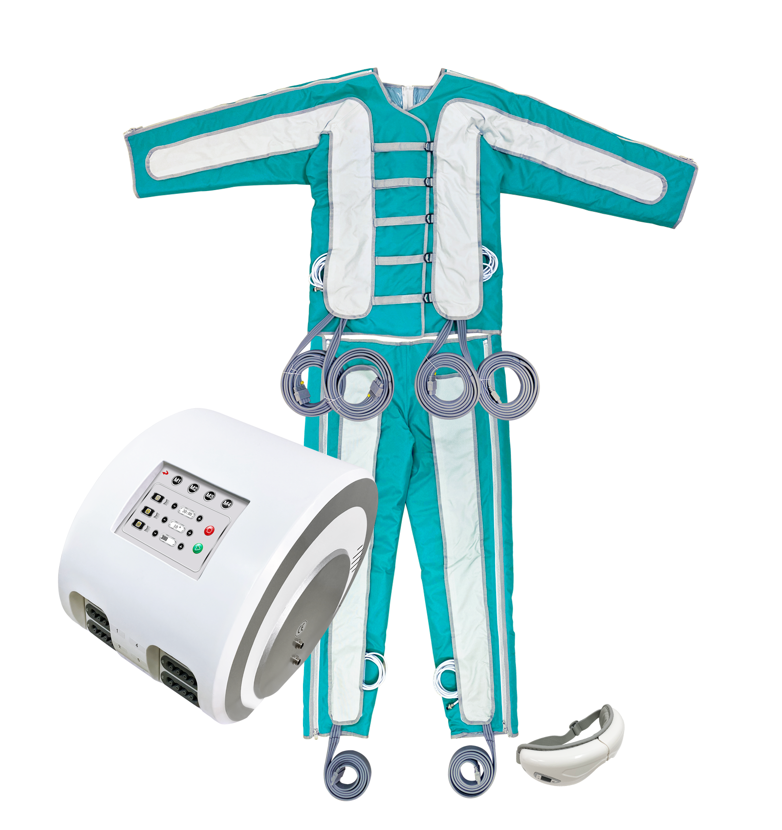 Air pressure pressotherapy lymphatic drainage machine for circulation and detox