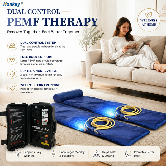 Dual Control Protable PEMF Machine With PEMF Therapy Mat