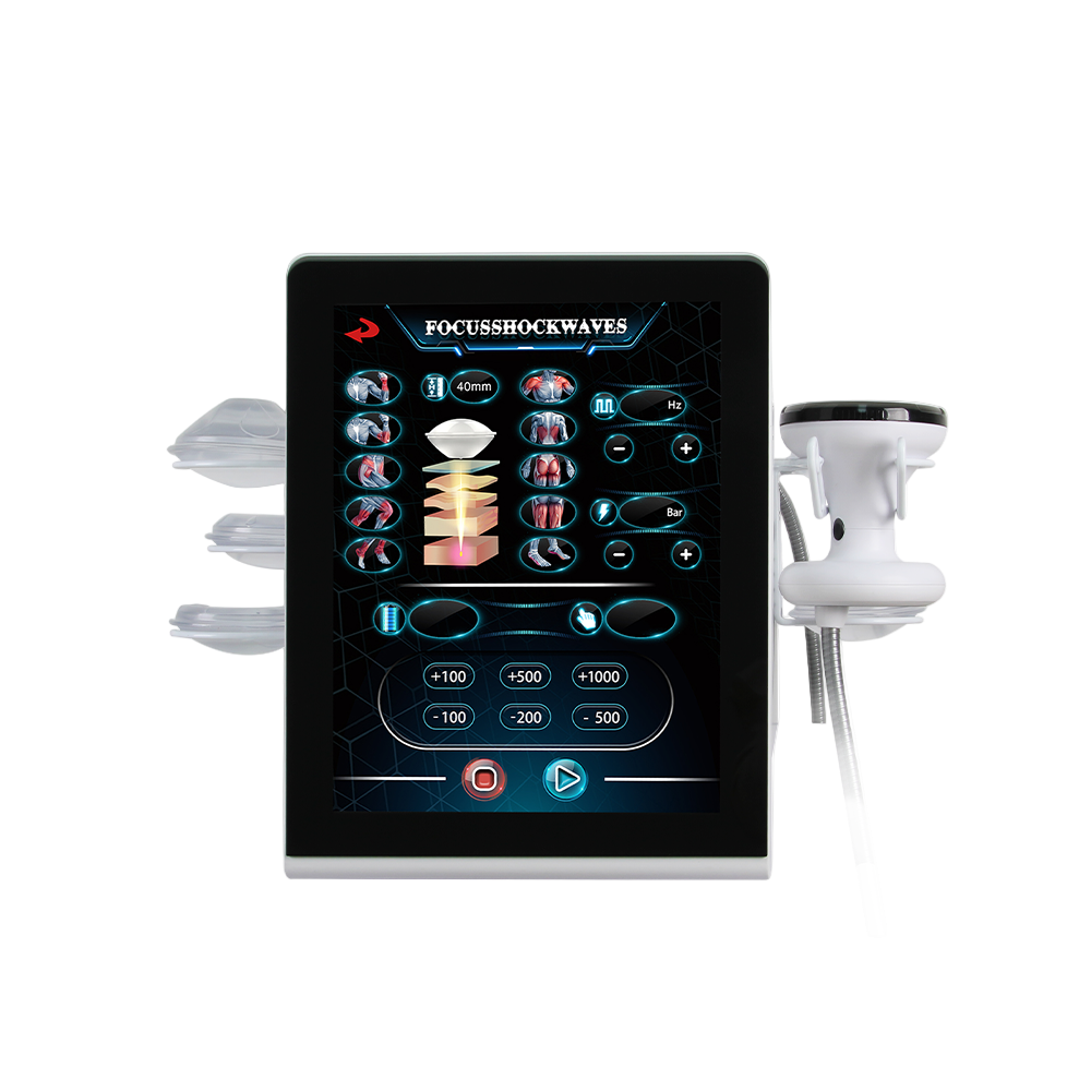 Focused shockwave therapy machine for pain relief and tissue repair