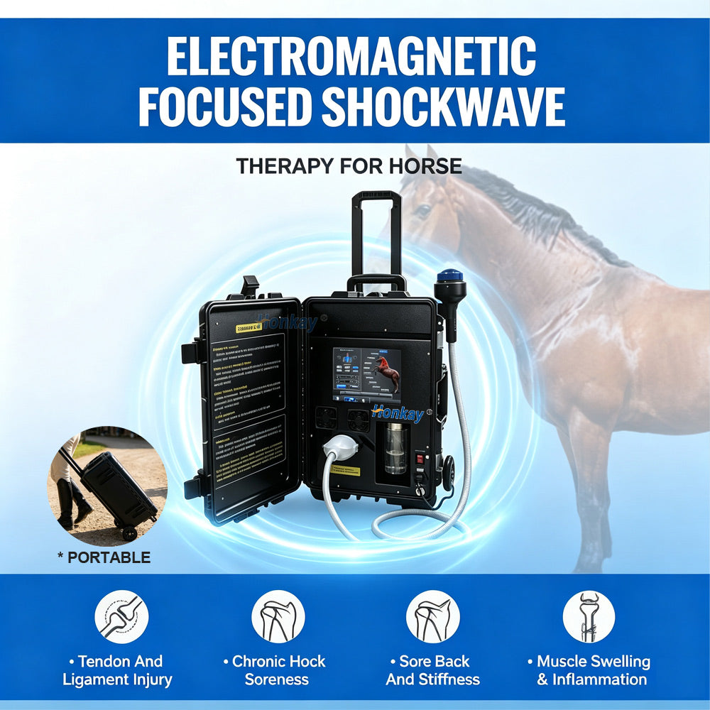 Portable Focus Shockwave Therapy Machine For Equine HKS-39B