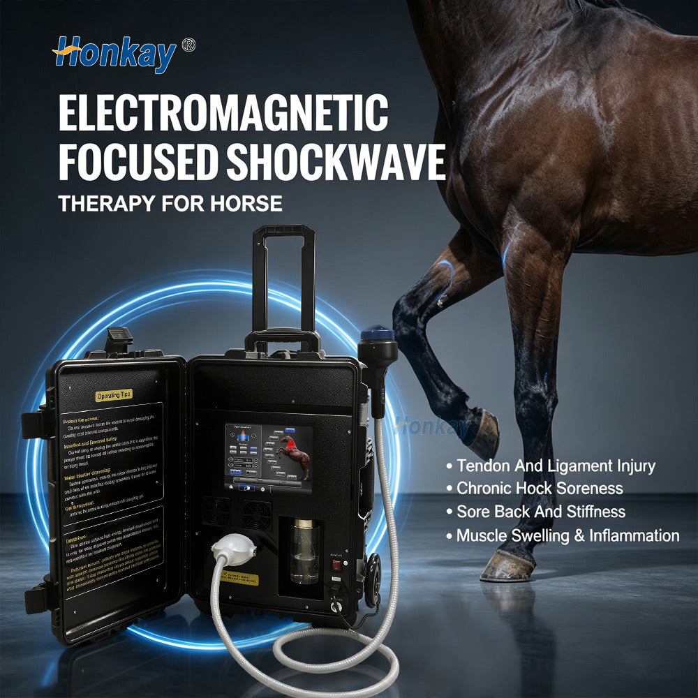 Portable Focus Shockwave Therapy Machine For Equine HKS-39B