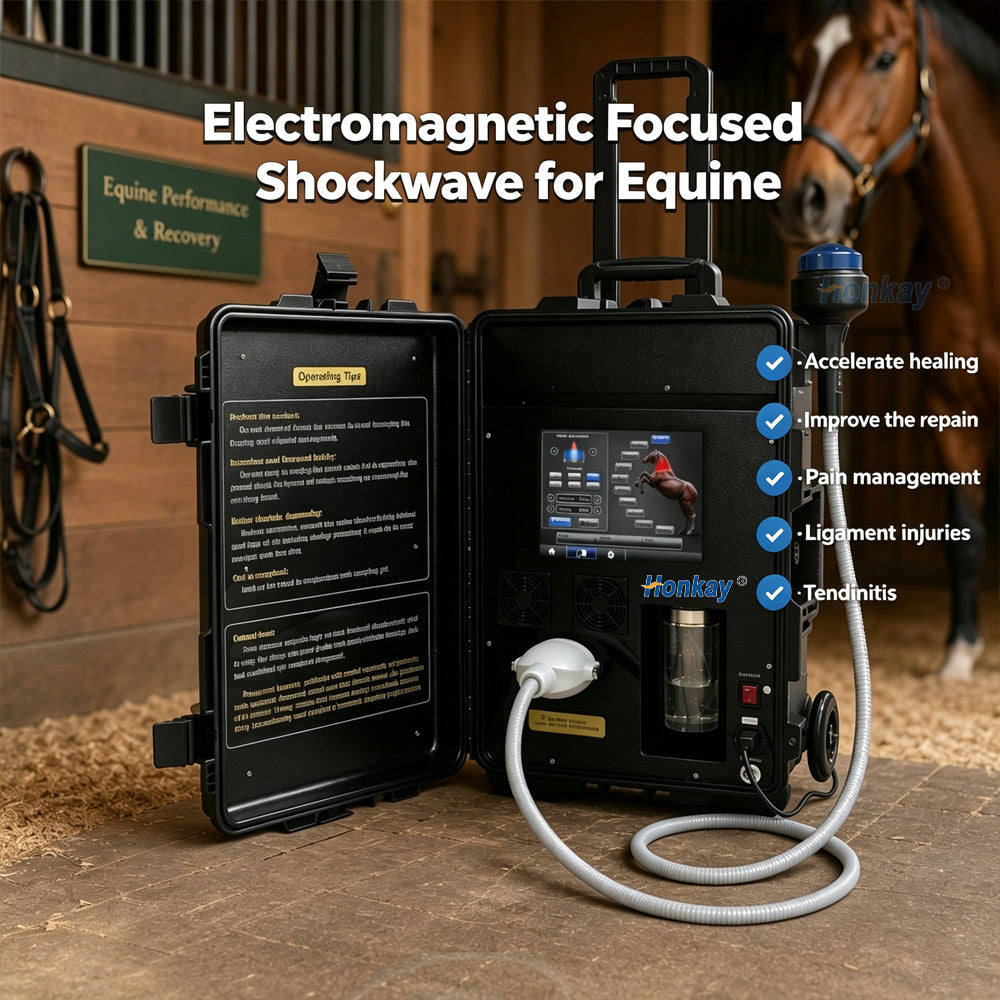Portable Focus Shockwave Therapy Machine For Equine HKS-39B