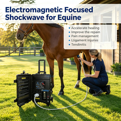 Portable Focus Shockwave Therapy Machine For Equine HKS-39B