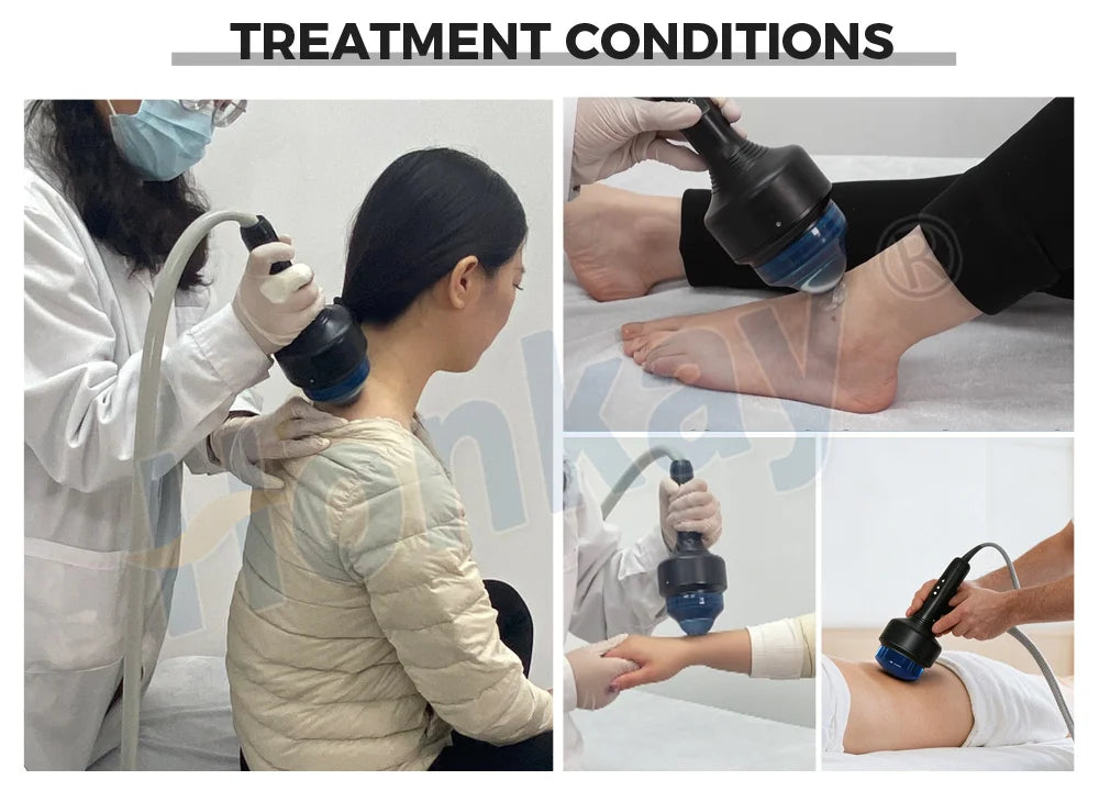 Honkay HKS-88a Focused Shockwave Therapy Machine | 7-Depth Adjustable for Pain Relief & Joint Mobility