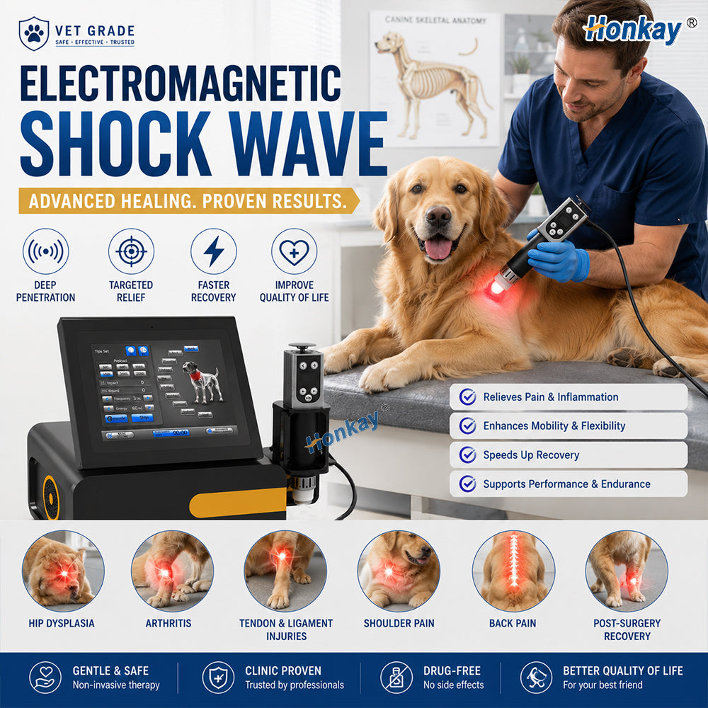Desktop Shockwave Therapy Machine for Veterinary Use E-20