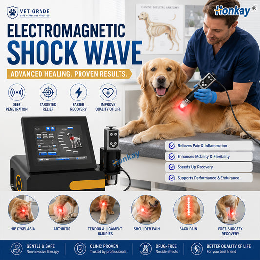 Desktop Shockwave Therapy Machine for Veterinary Use E-20