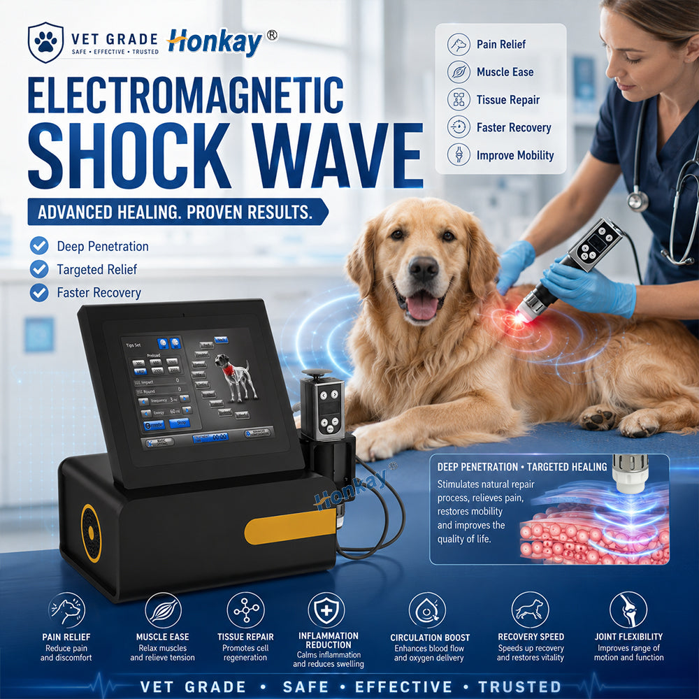 Desktop Shockwave Therapy Machine for Veterinary Use E-20