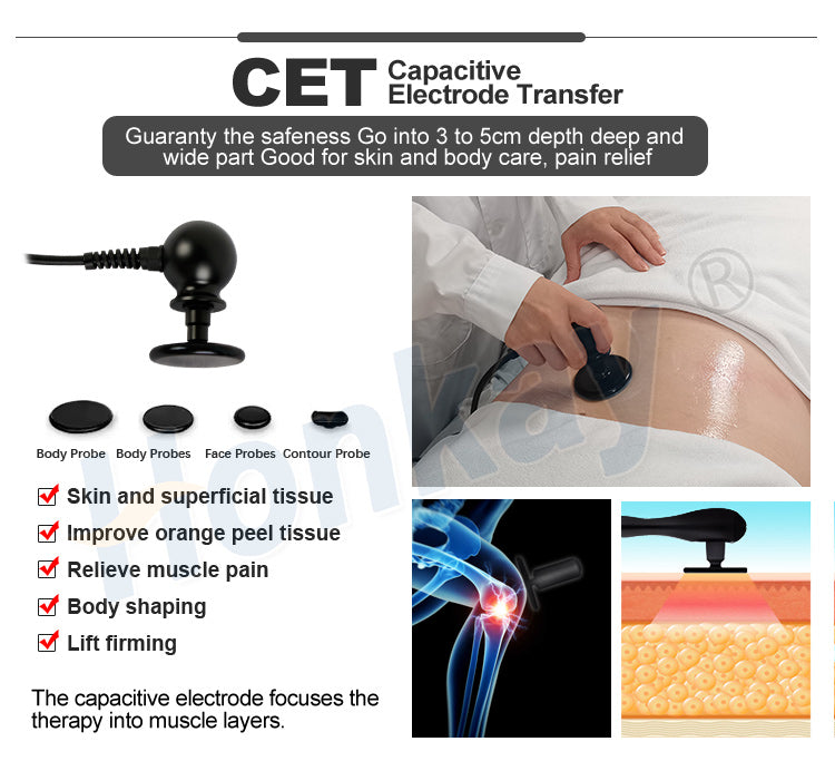448Khz Tecar Physical therapy Radio Frequency Cet Ret Pain Relief